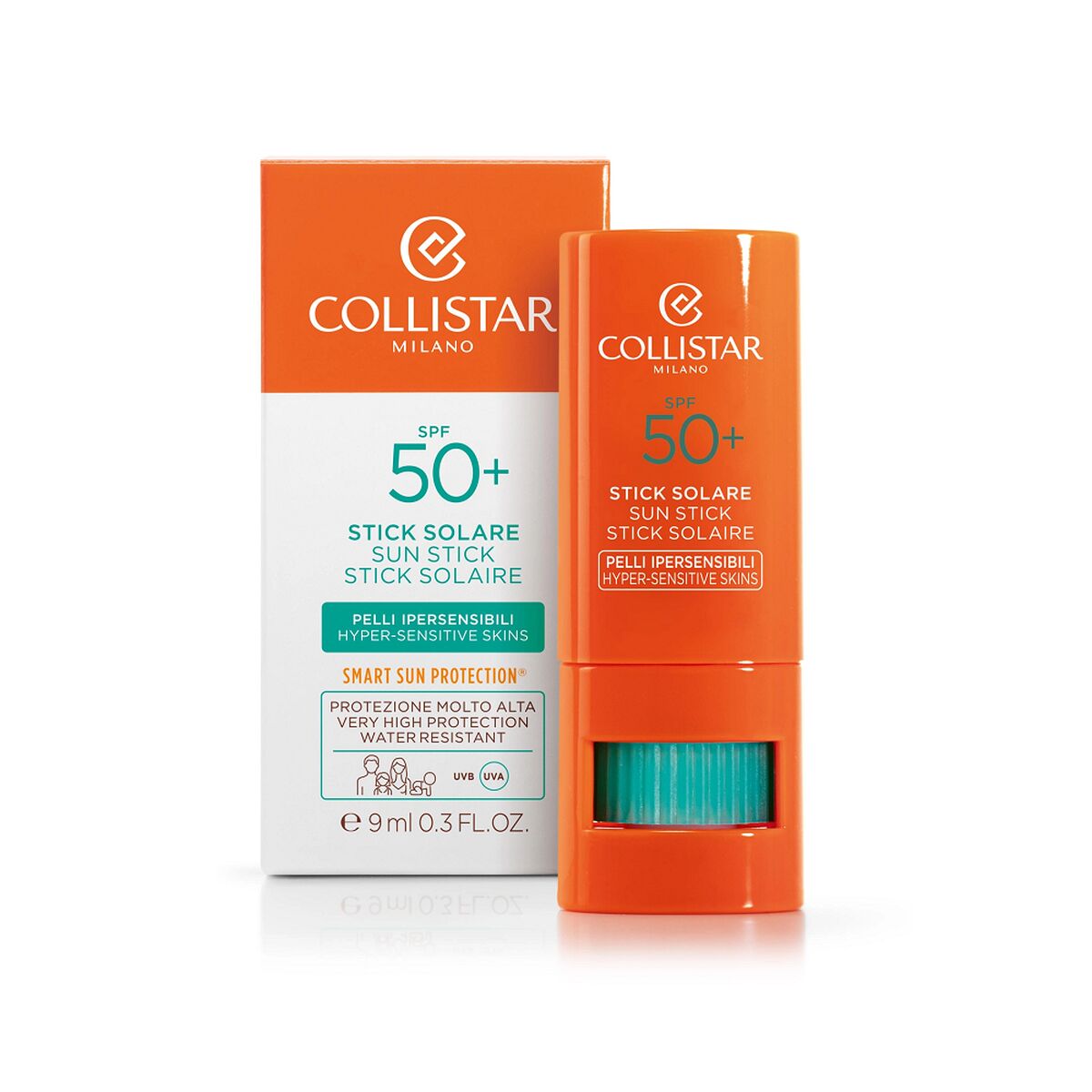 Zonnebrand crème Collistar Perfect Tanning Stick Solar Transparente Spf 50 Spf 50+ 9 ml 8 g Stick - Schoonheid, Huidverzorging - Collistar