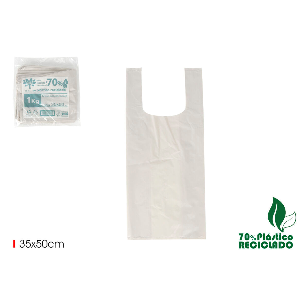 Multifunctionele tas Inde 35 x 50 cm (10 Stuks) - Huis en koken, Opslag en organisatie - Inde