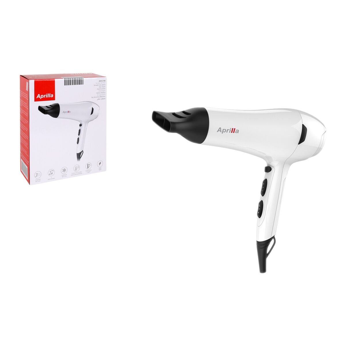 Föhn Aprilla Wit 2000 W (6 Stuks)