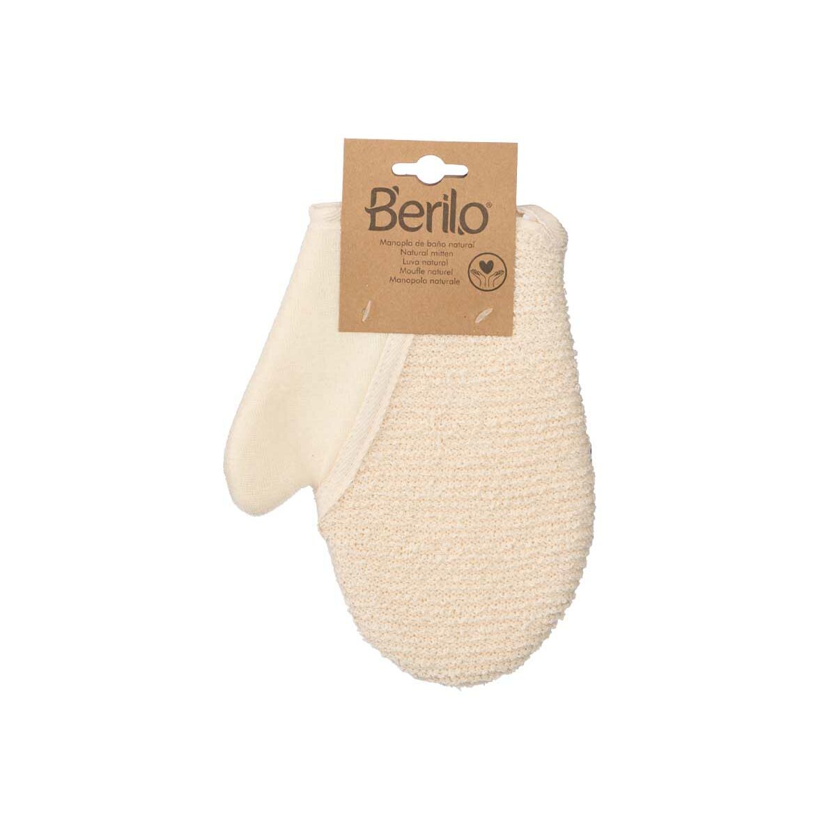 Exfoliërende Handschoen Berilo Wit Beige (12 Stuks)