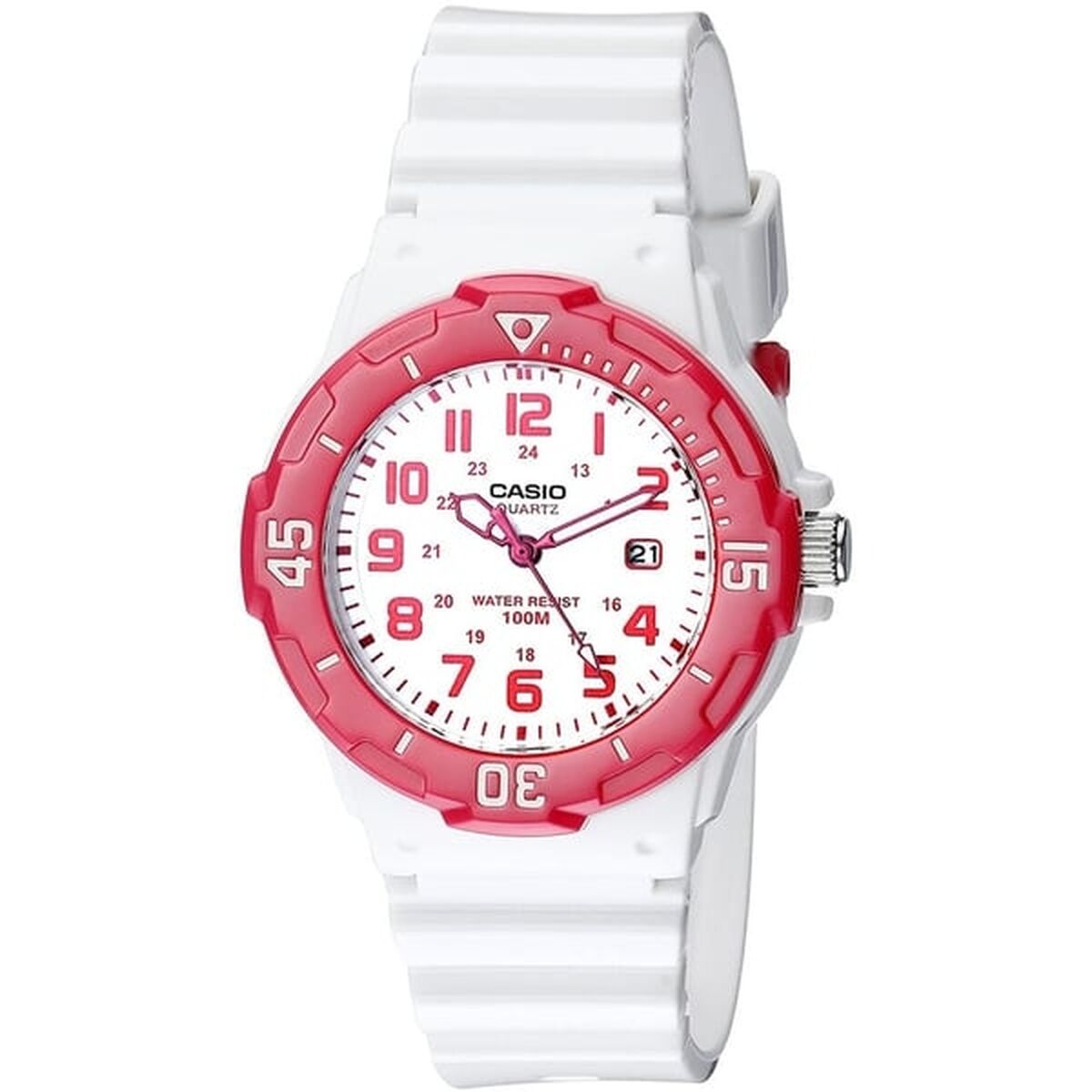 Horloge Dames Casio LADY DIVER - WHITE (Ø 34 mm)