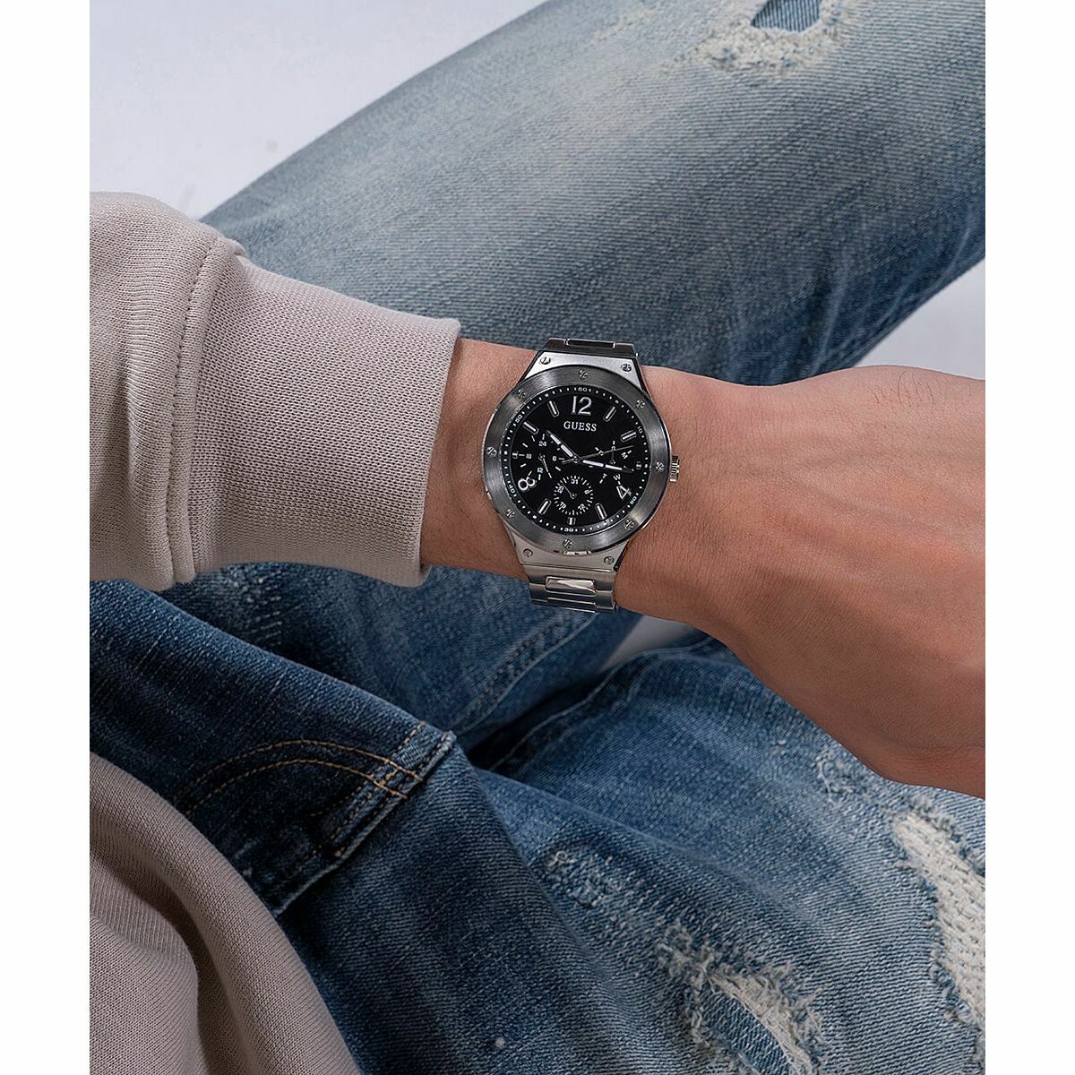 Horloge Heren Guess GW0454G1 (Ø 44 mm) - Klokken, Heren - Guess