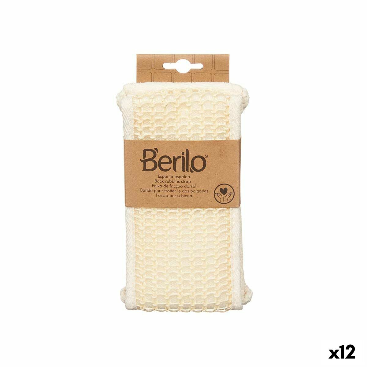 Massagespons Berilo Wit (12 Stuks) - Schoonheid, Baden en persoonlijke hygiëne - Berilo