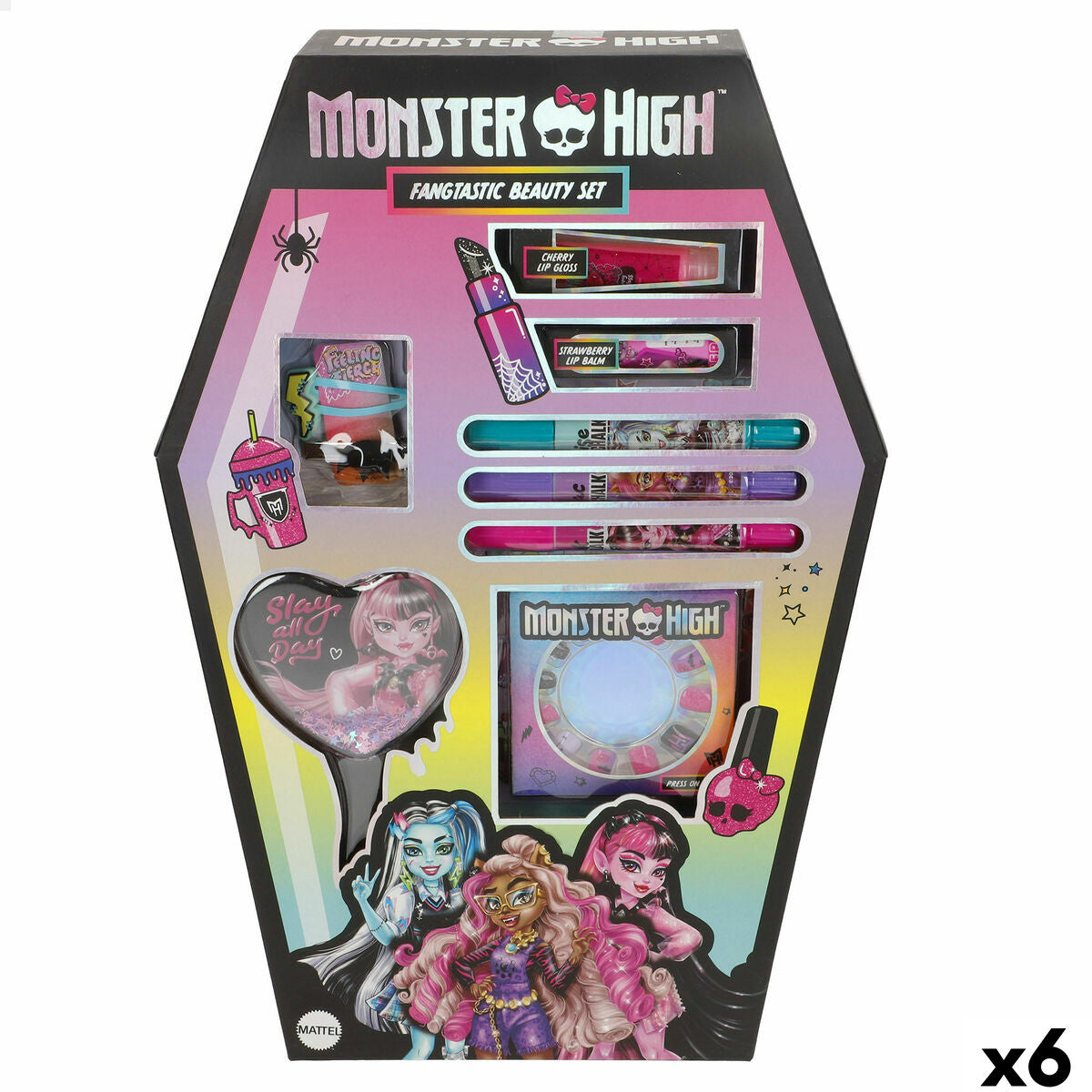 Schoonheidsset Monster High (6 Stuks)