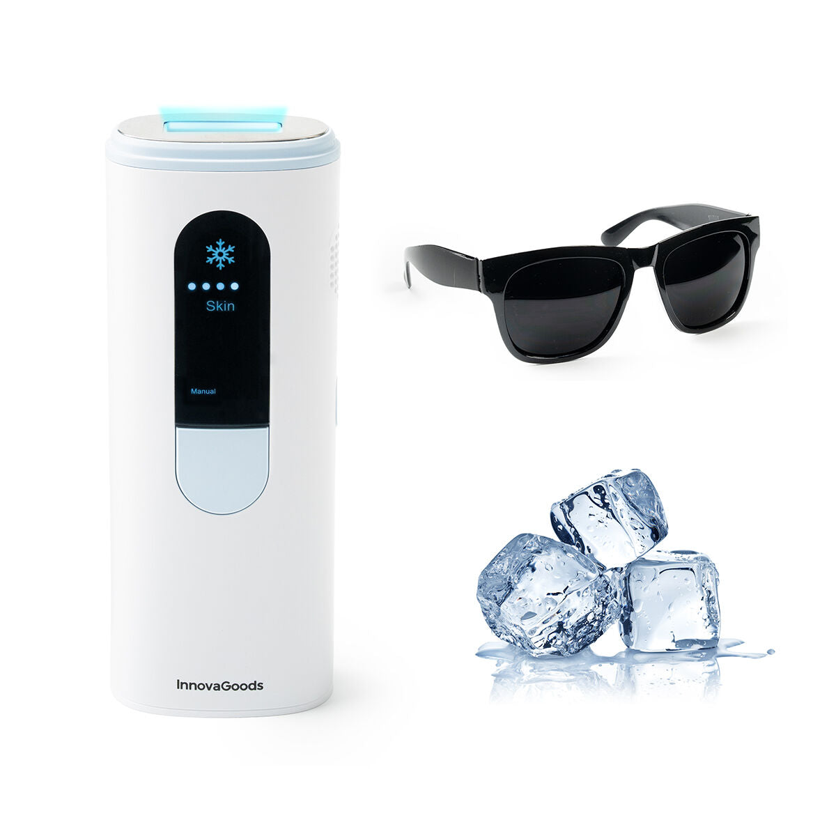 Epilator met Gepulseerd Licht, Koude Functie en Accessoires Kulepil InnovaGoods - Schoonheid, Scheren en ontharen - InnovaGoods