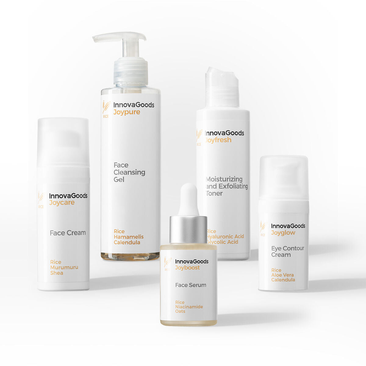 Gezichtsroutinepakket Rice InnovaGoods