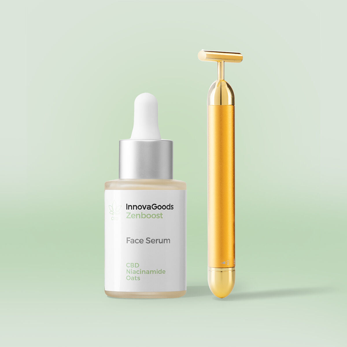 Verstevigend Gezichtsbehandelingspakket CBD InnovaGoods - Schoonheid, Huidverzorging - InnovaGoods