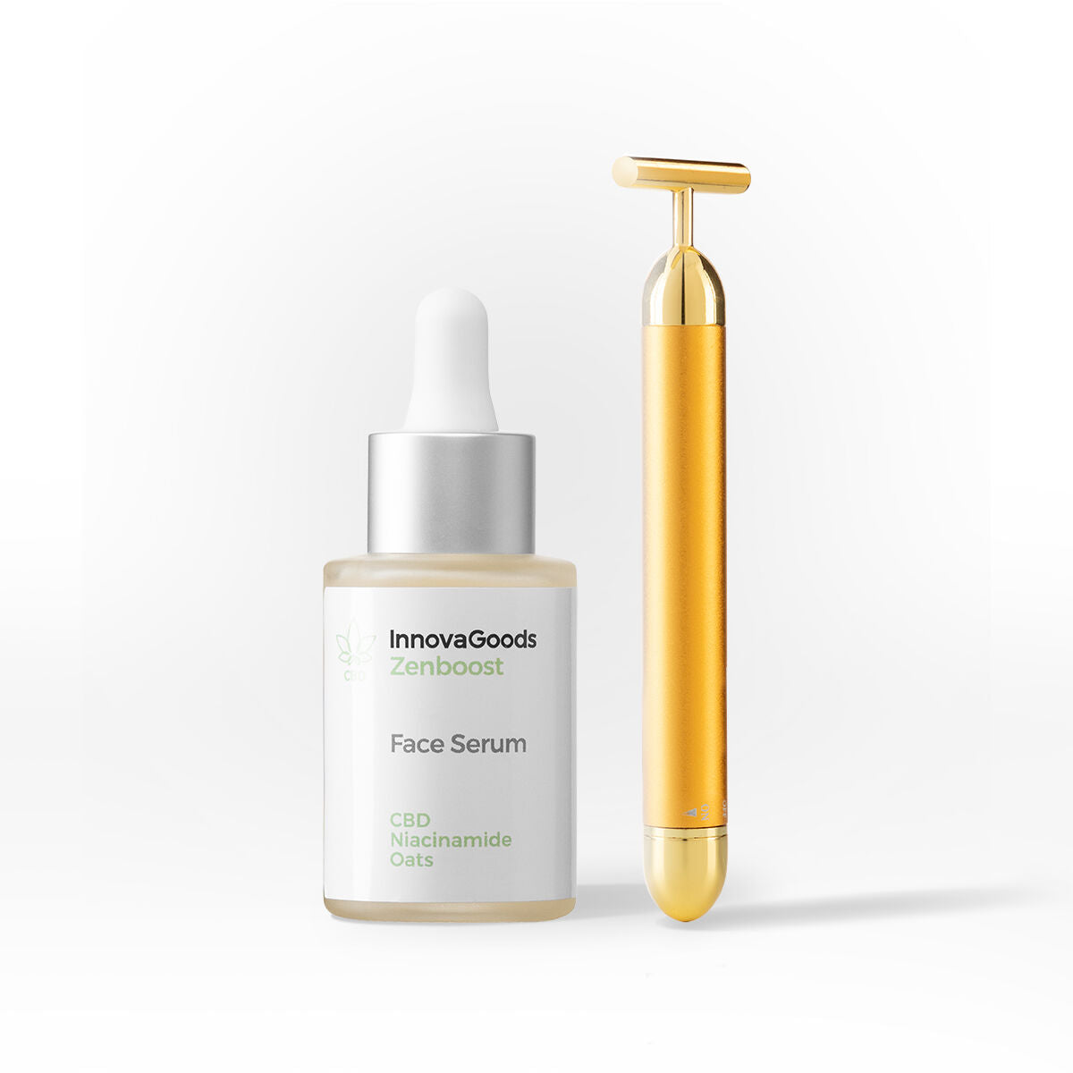 Verstevigend Gezichtsbehandelingspakket CBD InnovaGoods - Schoonheid, Huidverzorging - InnovaGoods
